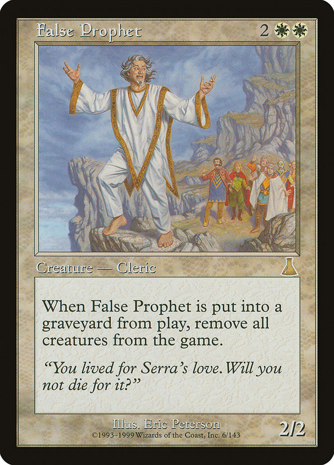 False Prophet [Urza's Destiny] | Webway Games