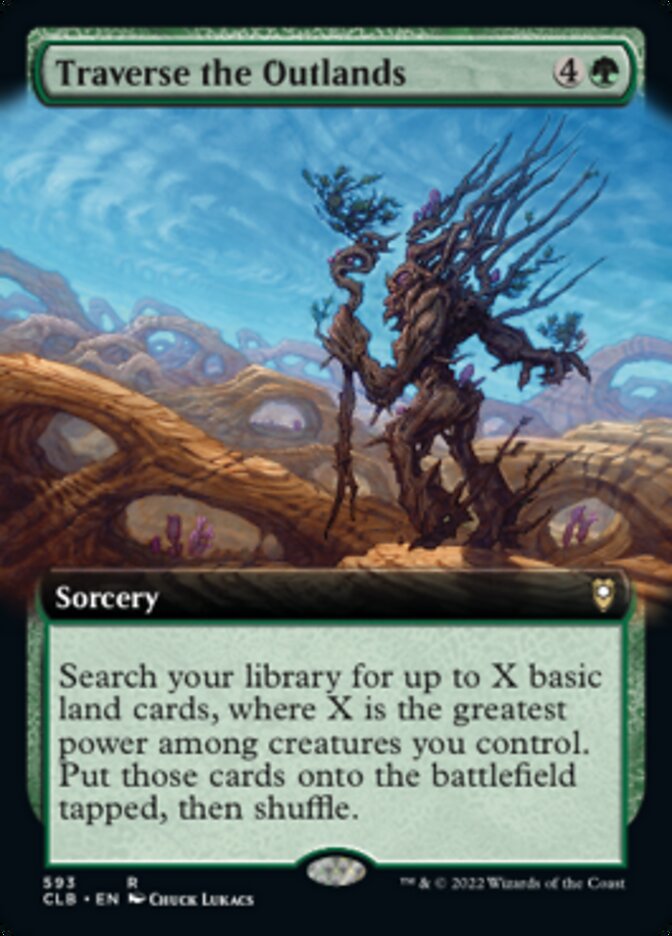 Traverse the Outlands (Extended Art) [Commander Legends: Battle for Baldur's Gate] | Webway Games