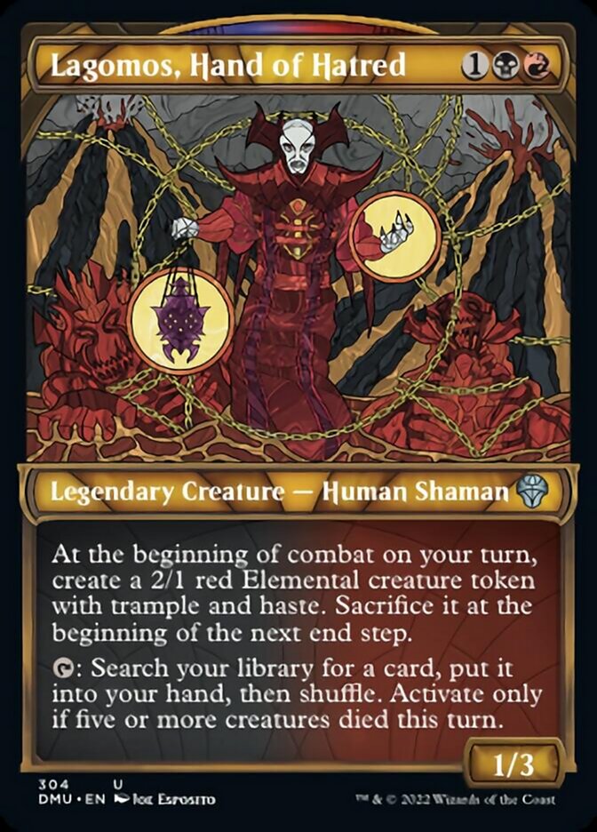 Lagomos, Hand of Hatred (Showcase) [Dominaria United] | Webway Games