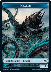Kraken // Elemental (010) Double-sided Token [Commander 2020] | Webway Games