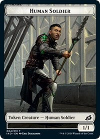 Human Soldier (004) // Zombie Double-sided Token [Commander 2020] | Webway Games
