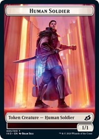 Human Soldier (005) // Zombie Double-sided Token [Commander 2020] | Webway Games