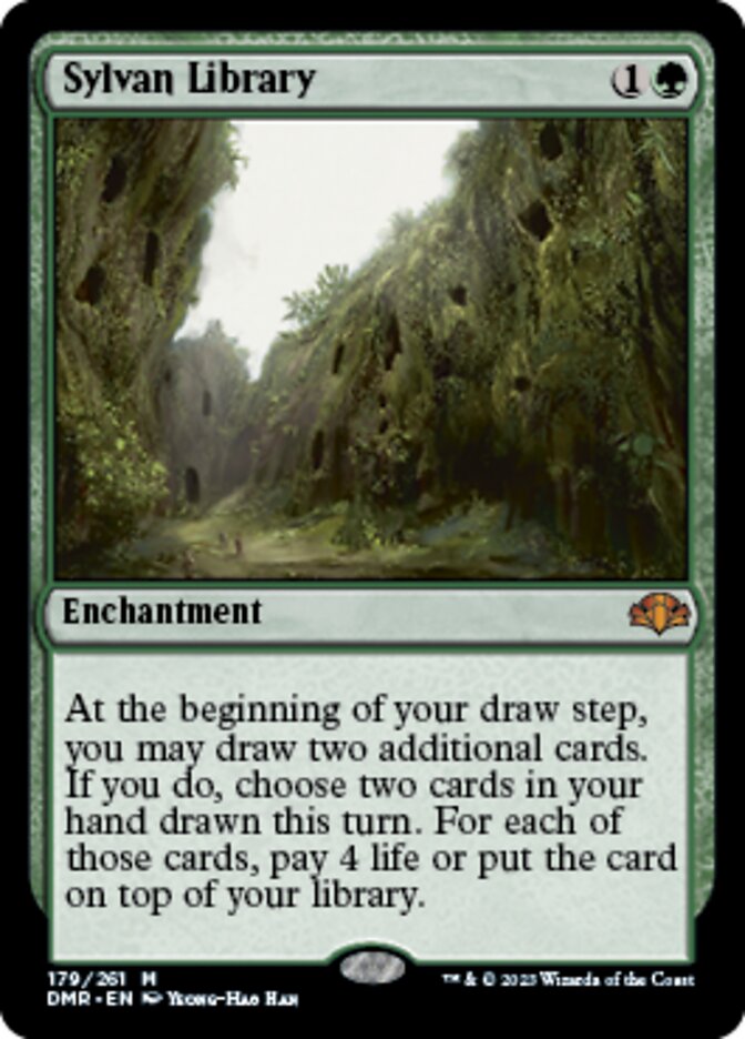 Sylvan Library [Dominaria Remastered] | Webway Games