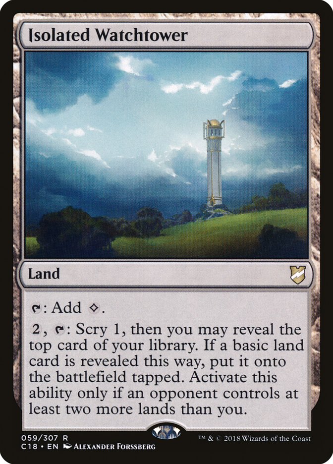 Isolated Watchtower [Commander 2018] | Webway Games