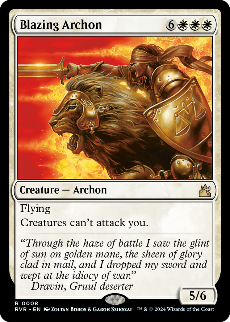 Blazing Archon [Ravnica Remastered] | Webway Games
