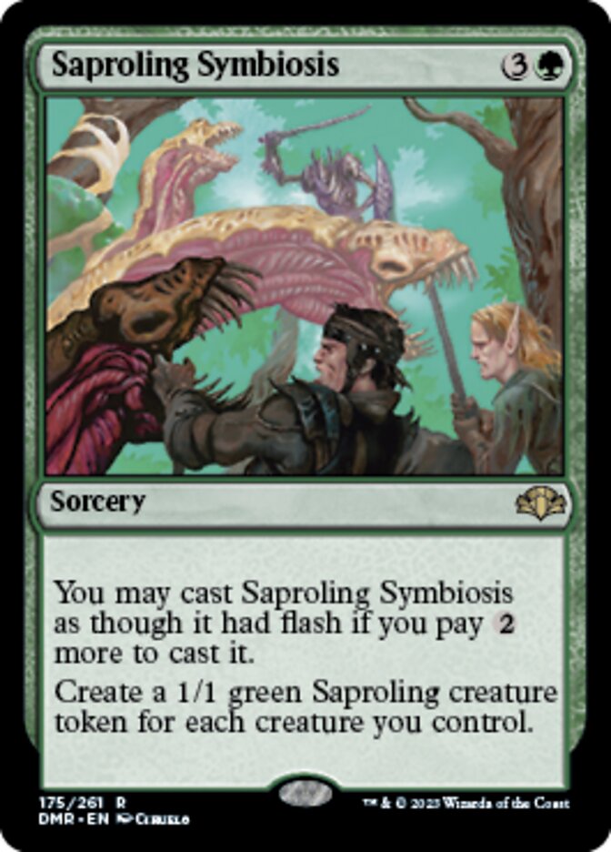 Saproling Symbiosis [Dominaria Remastered] | Webway Games