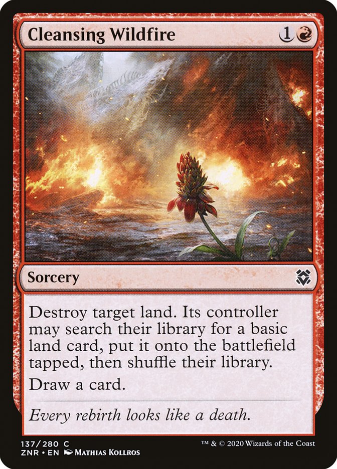 Cleansing Wildfire [Zendikar Rising] | Webway Games