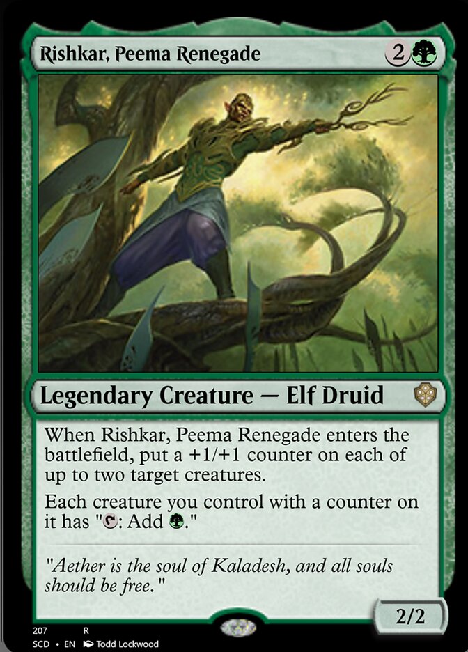 Rishkar, Peema Renegade [Starter Commander Decks] | Webway Games