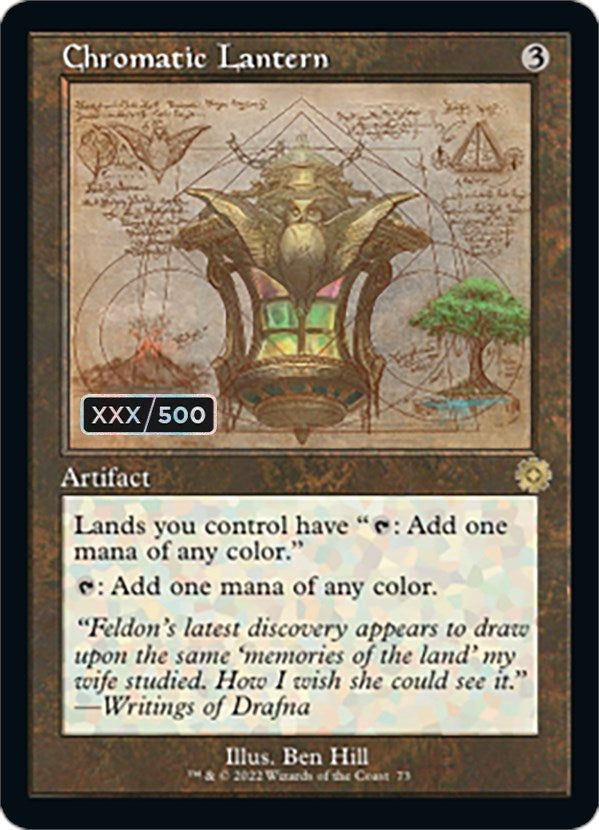 Chromatic Lantern (Retro Schematic) (Serial Numbered) [The Brothers' War Retro Artifacts] | Webway Games