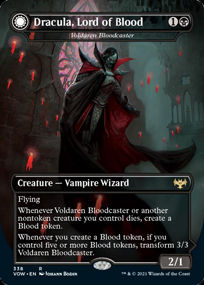 Voldaren Bloodcaster // Bloodbat Summoner - Dracula, Lord of Blood // Dracula, Lord of Bats [Innistrad: Crimson Vow] | Webway Games