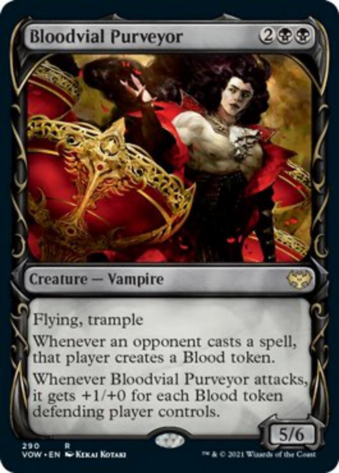 Bloodvial Purveyor (Showcase Fang Frame) [Innistrad: Crimson Vow] | Webway Games