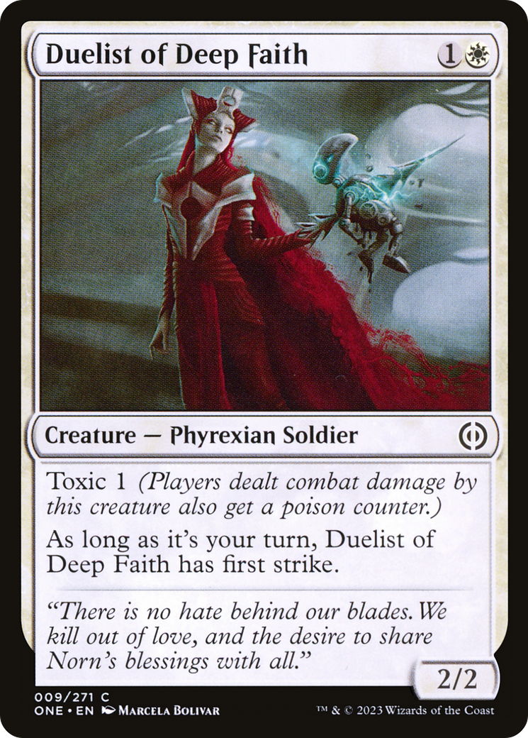 Duelist of Deep Faith [Phyrexia: All Will Be One] | Webway Games
