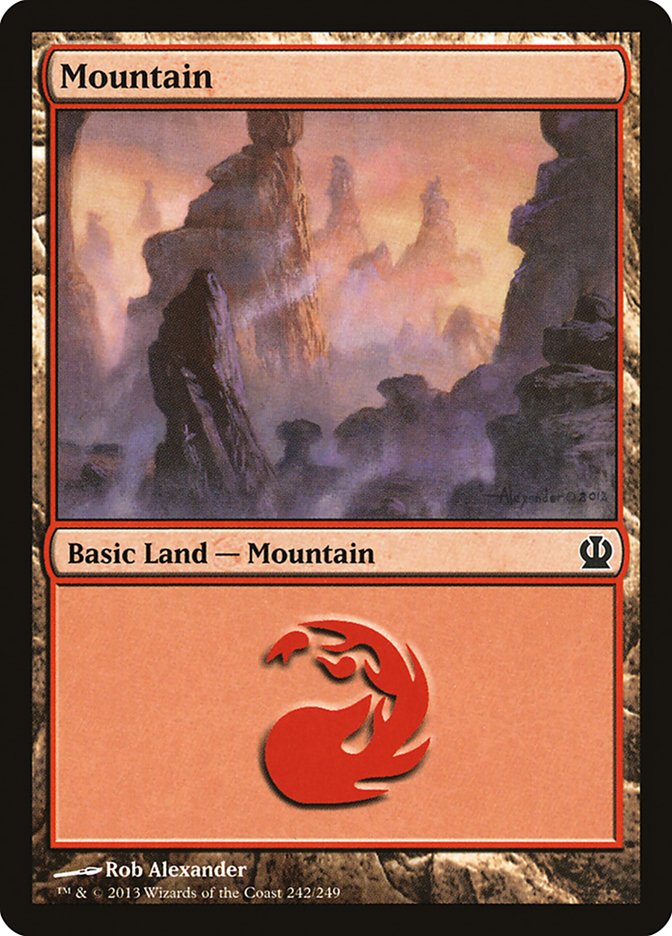 Mountain (#242) [Theros] | Webway Games