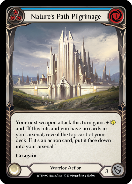 Nature's Path Pilgrimage (Blue) [WTR149-C] Alpha Print Normal | Webway Games