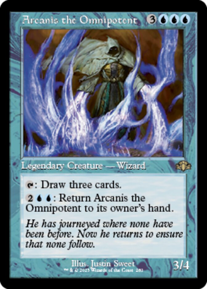 Arcanis the Omnipotent (Retro) [Dominaria Remastered] | Webway Games