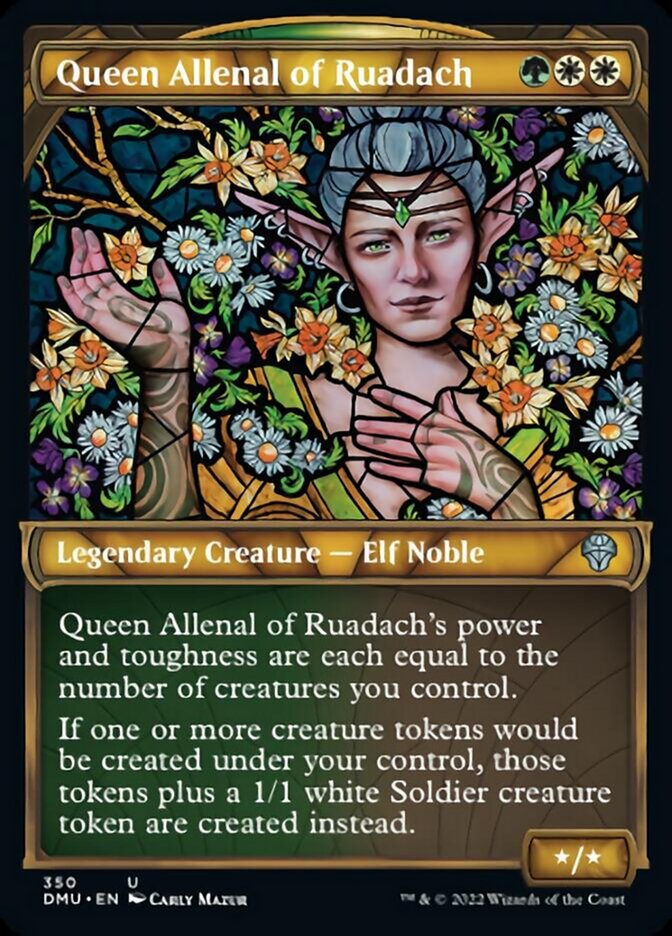 Queen Allenal of Ruadach (Showcase Textured) [Dominaria United] | Webway Games
