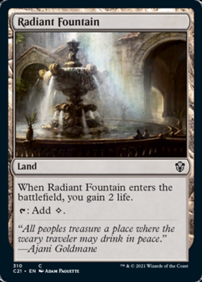 Radiant Fountain [Commander 2021] | Webway Games
