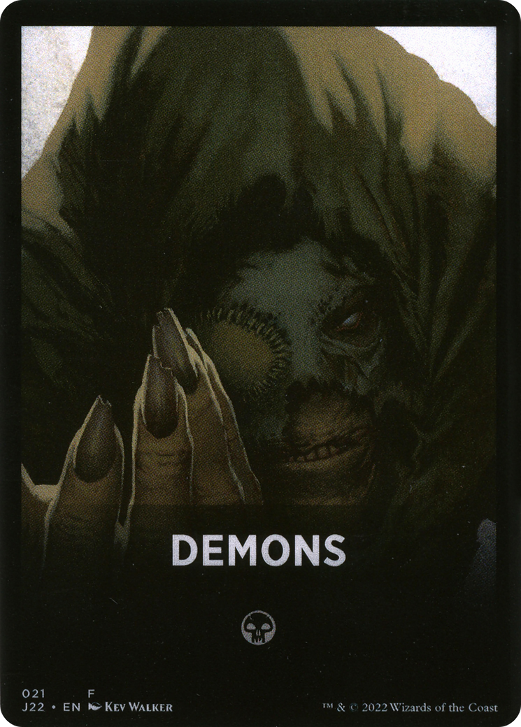 Demons Theme Card [Jumpstart 2022 Front Cards] | Webway Games