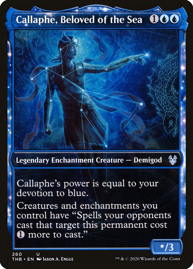 Callaphe, Beloved of the Sea (Showcase) [Theros Beyond Death] | Webway Games