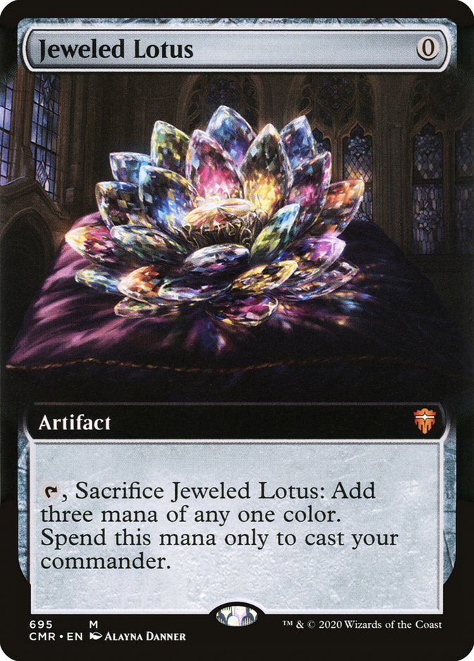 Jeweled Lotus (Extended Art) [Commander Legends] | Webway Games