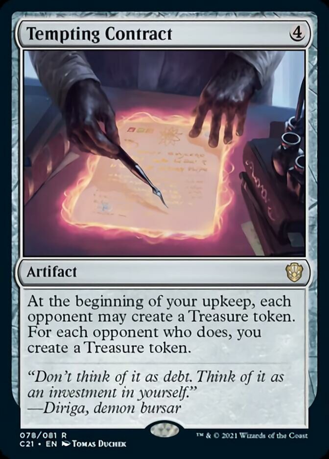 Tempting Contract [Commander 2021] | Webway Games