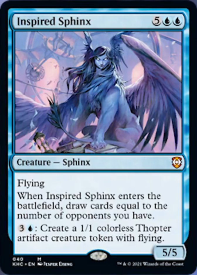 Inspired Sphinx [Kaldheim Commander] | Webway Games