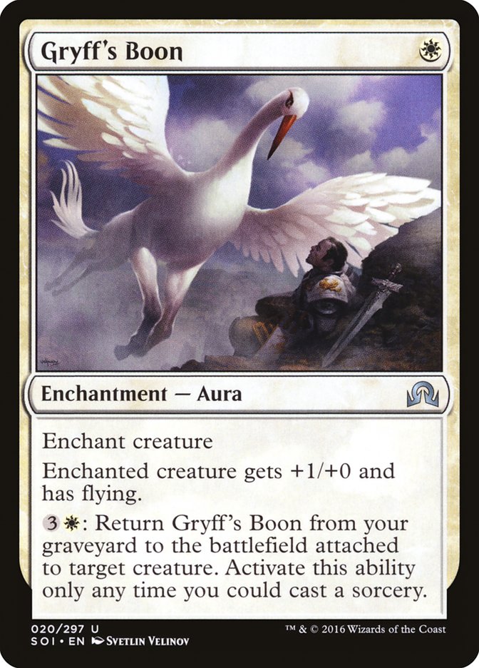 Gryff's Boon [Shadows over Innistrad] | Webway Games
