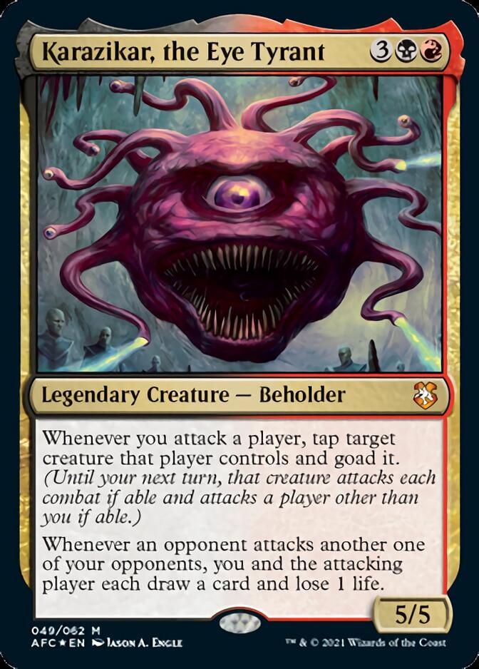 Karazikar, the Eye Tyrant [Dungeons & Dragons: Adventures in the Forgotten Realms Commander] | Webway Games