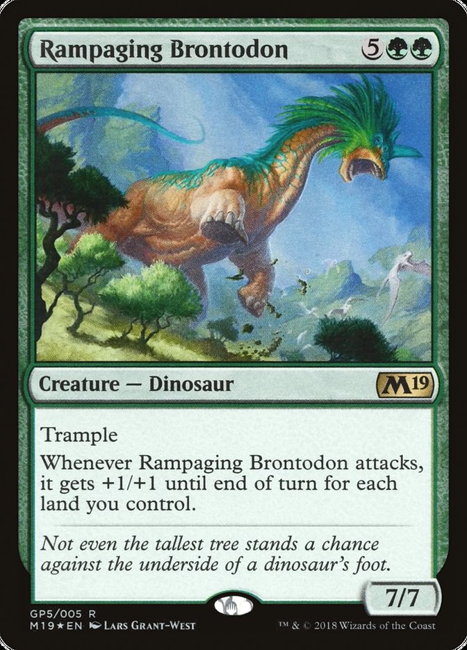 Rampaging Brontodon (2018 Gift Pack) [M19 Gift Pack] | Webway Games