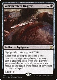 Whispersteel Dagger [Commander: Zendikar Rising] | Webway Games