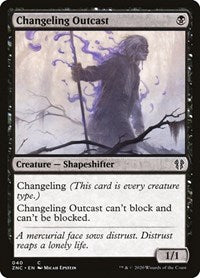 Changeling Outcast [Zendikar Rising Commander] | Webway Games