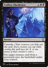 Endless Obedience [Zendikar Rising Commander] | Webway Games