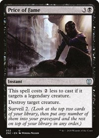 Price of Fame [Zendikar Rising Commander] | Webway Games