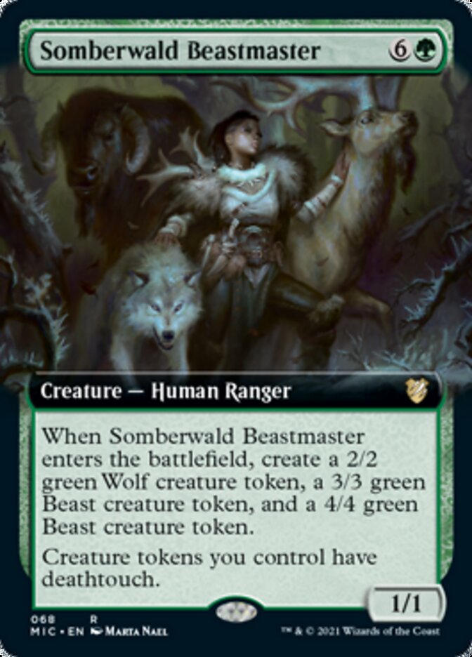 Somberwald Beastmaster (Extended) [Innistrad: Midnight Hunt Commander] | Webway Games