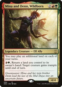 Mina and Denn, Wildborn [Zendikar Rising Commander] | Webway Games