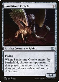 Sandstone Oracle [Zendikar Rising Commander] | Webway Games