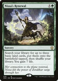 Nissa's Renewal [Zendikar Rising Commander] | Webway Games