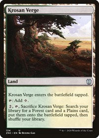 Krosan Verge [Zendikar Rising Commander] | Webway Games