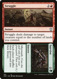 Struggle // Survive [Zendikar Rising Commander] | Webway Games