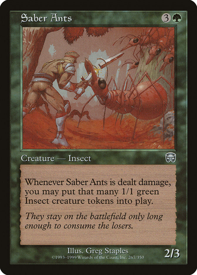 Saber Ants [Mercadian Masques] | Webway Games