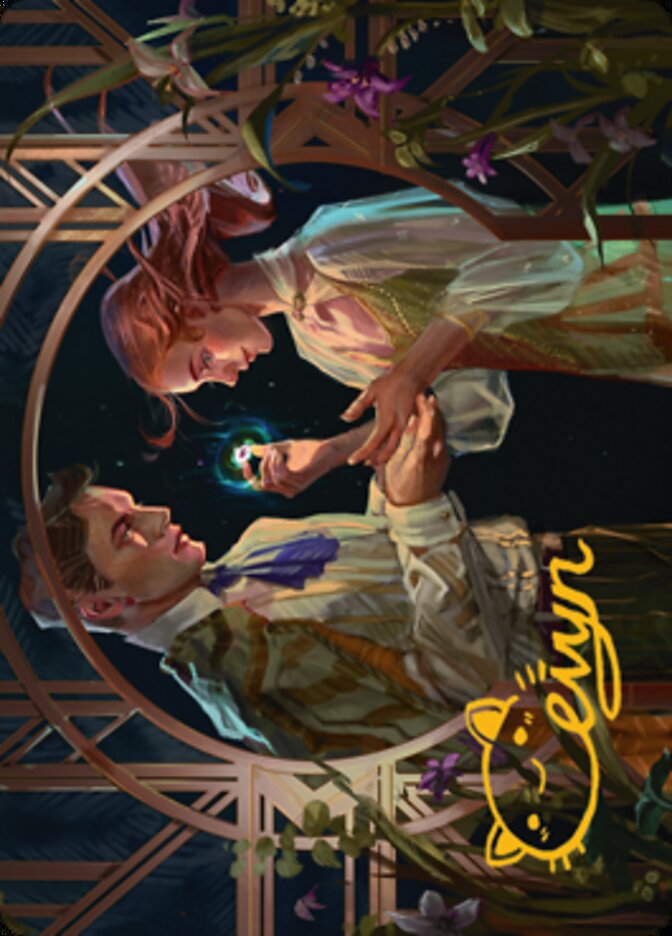 Prosperous Partnership Art Card (Gold-Stamped Signature) [Streets of New Capenna Art Series] | Webway Games