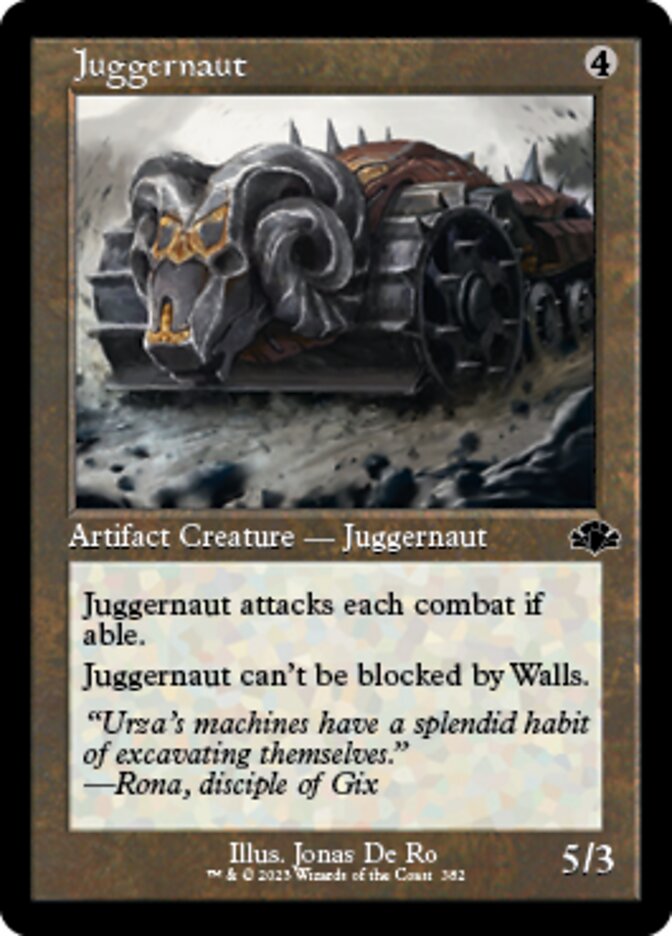 Juggernaut (Retro) [Dominaria Remastered] | Webway Games