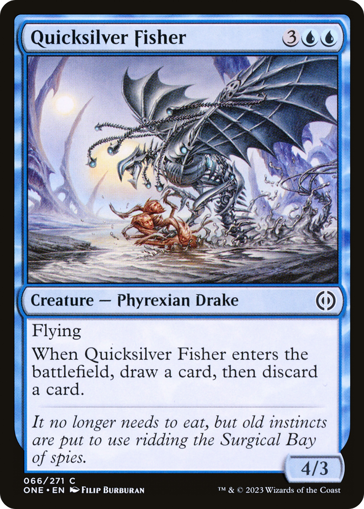 Quicksilver Fisher [Phyrexia: All Will Be One] | Webway Games