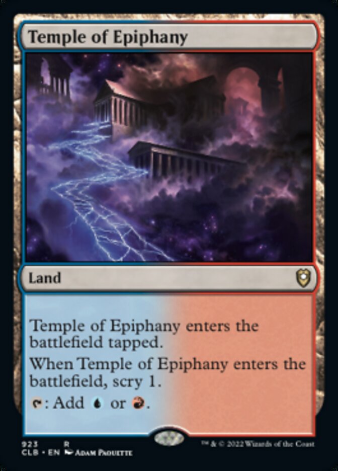 Temple of Epiphany [Commander Legends: Battle for Baldur's Gate] | Webway Games