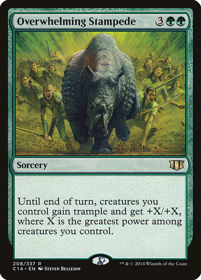 Overwhelming Stampede [Commander 2014] | Webway Games