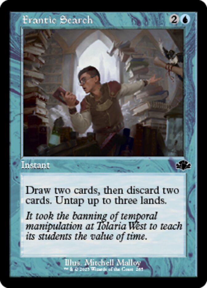 Frantic Search (Retro) [Dominaria Remastered] | Webway Games