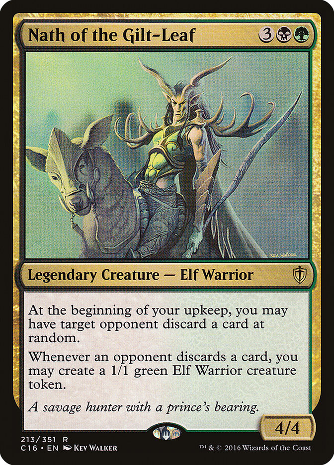 Nath of the Gilt-Leaf [Commander 2016] | Webway Games