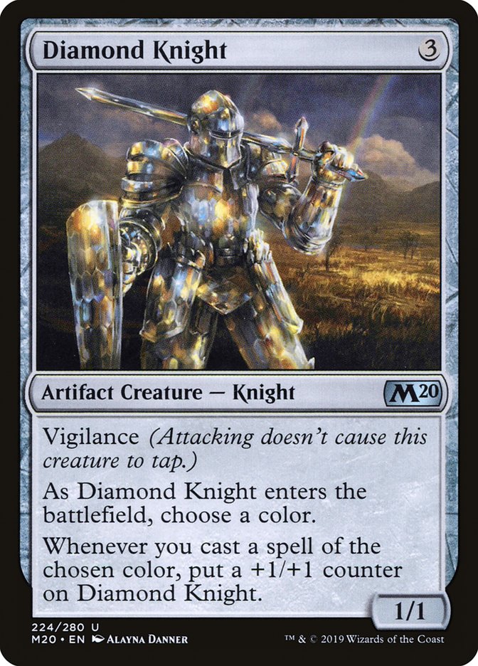 Diamond Knight [Core Set 2020] | Webway Games