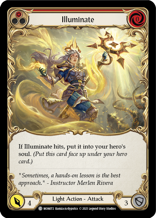 Illuminate (Red) [MON072] 1st Edition Normal | Webway Games