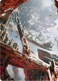 Mountain 3 Art Card [Zendikar Rising Art Series] | Webway Games